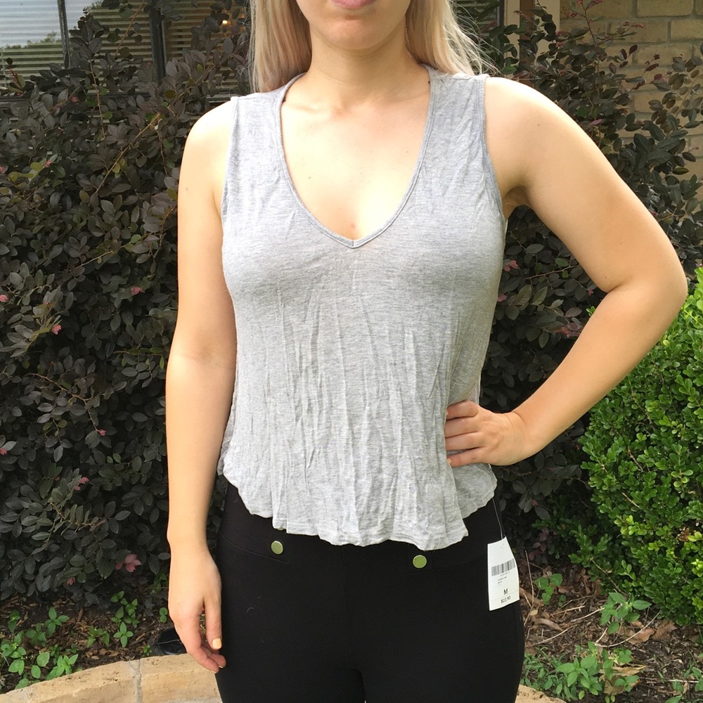 Cut out back crop top